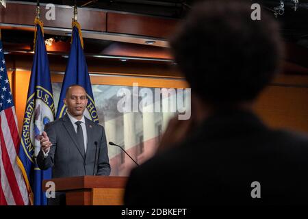 Rep. Hakeem Jeffries, D-n.y., Speaks In The House Chamber After The 