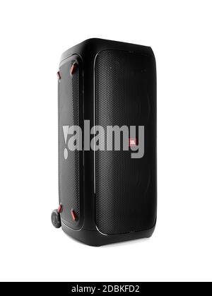 JBL Partybox 310 on a white background. Stock Photo