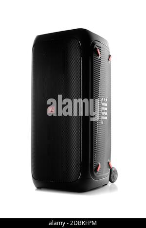 JBL Partybox 310 on a white background. Stock Photo