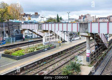 Kentish Town overground station, London, UK Stock Photo