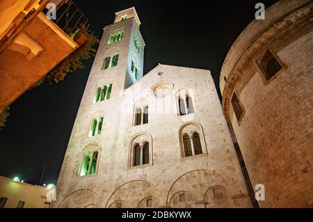 Bari -  cattedrale di S.Sabino - S. Sabino church - Cathedral - old city Stock Photo