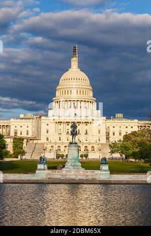 US Capitol under stormy sky, Washington DC Stock Photo - Alamy