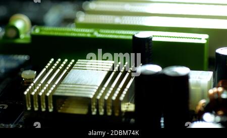 Mainboard Close Up Stock Photo