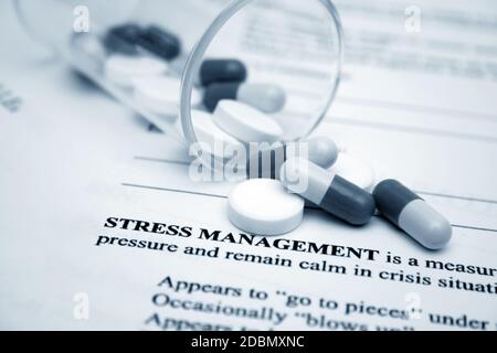 Stress management Stock Photo