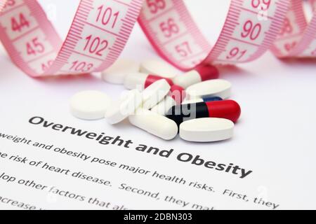 Overweight and obesity Stock Photo