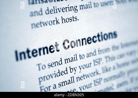 Internet connections Stock Photo