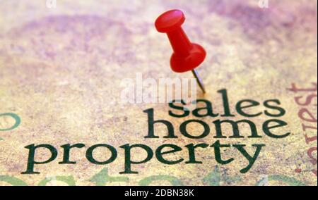 Sales home property Stock Photo