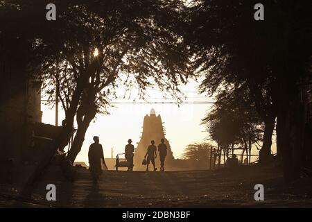 Sankoré Mosque In Timbuktu , Mali, Africa. Stock Photo