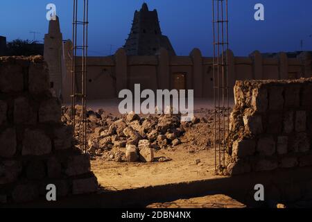 Africa /MALI /Timbuktu/Sankore mosque, in Timbuktu, Mali. Stock Photo