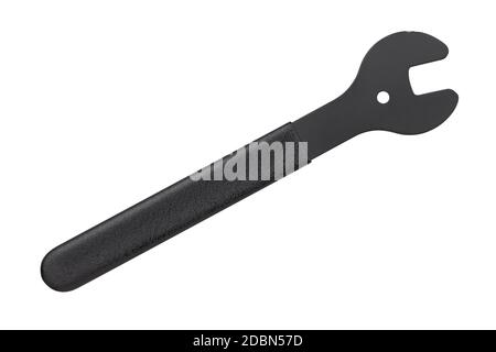 hub cone spanner tool path isolated on white Stock Photo