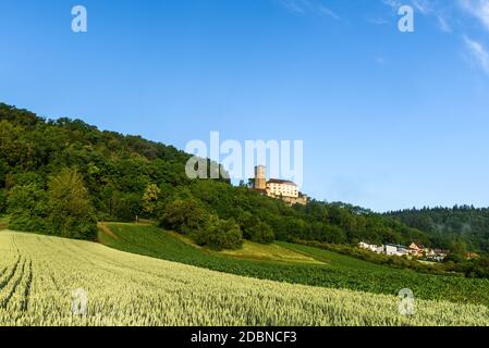 Guttenberg Castle in Neckar Valley, Germany Stock Photo