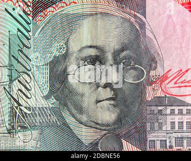 australian twenty dollars note portrait Stock Photo