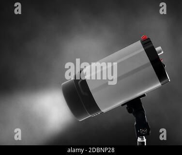 studio light flash lamp closeup Stock Photo