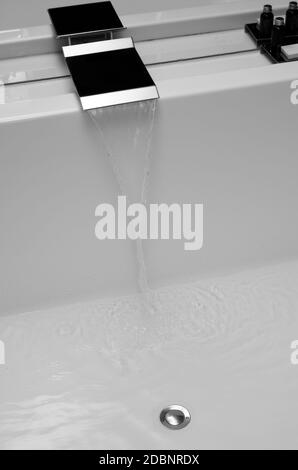 luxury water tap in spa Stock Photo