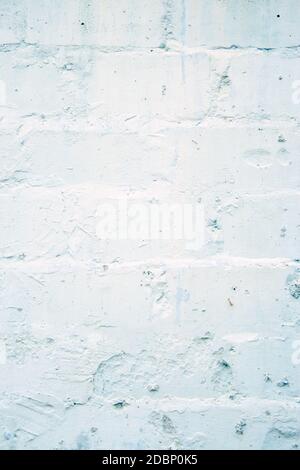 White bricks with plaster background. White texture Stock Photo