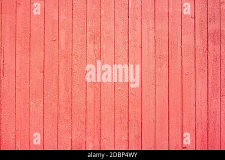Red painted old and aged wood texture. Red wooden texture for design. Grungy painted wall Stock Photo