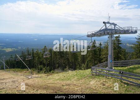 Chairlift on the Wurmberg near Braunlage in the Harz National Park