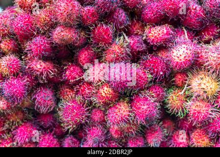 Tropical fruits on the fruit market in Kuala Lumpur Tropical fruits on the fruit market in Kuala Lumpur