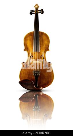 close up of a violin Stock Photo