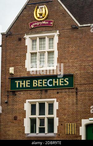 The Beeches Pub, Thornbridge Avenue, Great Barr, Birmingham, UK Stock Photo