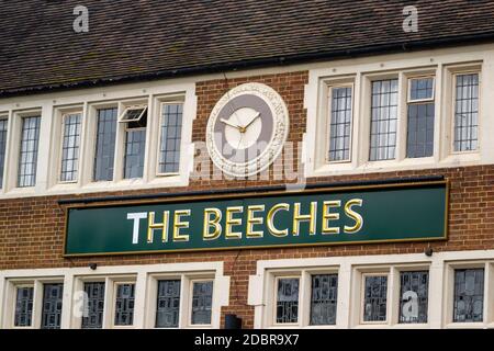 The Beeches Pub, Thornbridge Avenue, Great Barr, Birmingham, UK Stock Photo