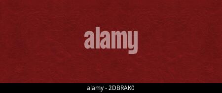 Dark red leather texture background. Natural material banner. Stock Photo