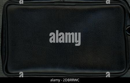 black leatherette texture useful as a background Stock Photo
