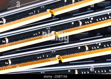 Computer RAM. RAM planks. Computer RAM RAM planks Stock Photo