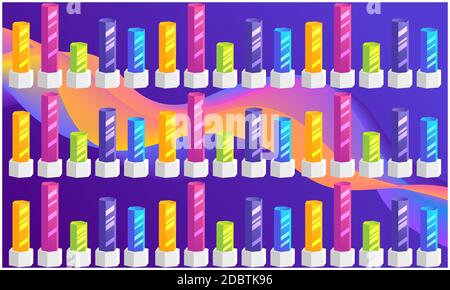 digital textile design of art on abstract background Stock Photo