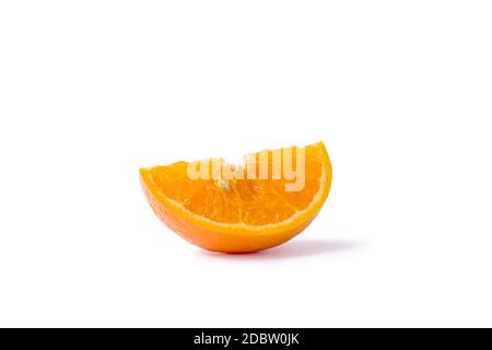 Orange slices isolated on a white background with the clipping path. Stock Photo