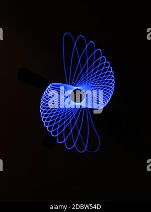 Light abstract forms symmetrical round different colors Stock Photo