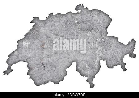 Map of Sweden on weathered concrete Stock Photo - Alamy