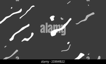 A trendy background of white curved lines or stripes on grey Stock Photo