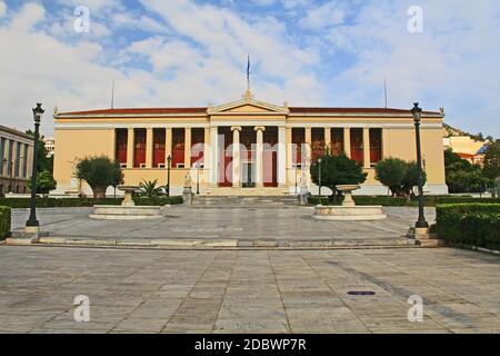 The National and Kapodistrian University of Athens, Greece Stock Photo