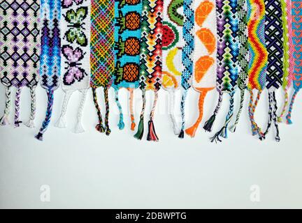 Friendship bracelet yarn Stock Vector Images - Alamy