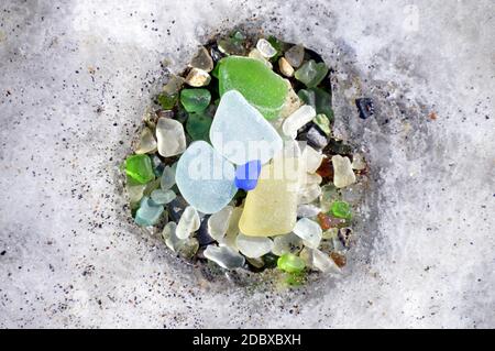 Sea glass pieces hi-res stock photography and images - Alamy