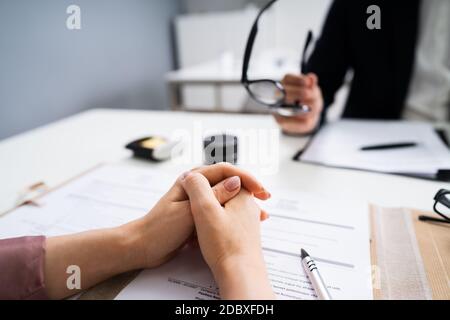 Business People Talk Or Conversation At Interview Stock Photo