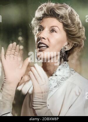 Lale Andersen, deutsche Sängerin, Deutschland, 1950er Jahre. German singer Lale Andersen, Germany 1950s. Stock Photo