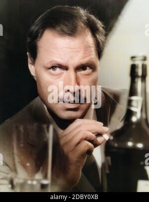 Ivan Desny, deutscher Schauspieler, um 1961. German actor Ivan Desny, Germany ca. 1961. Stock Photo