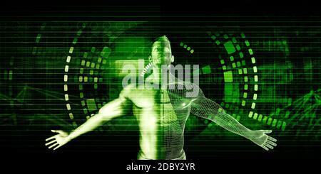 Advanced Technologies Industry as a Business Concept Abstract Stock Photo