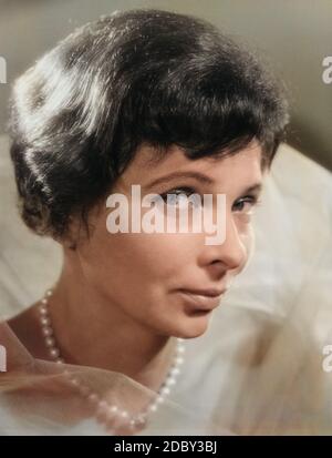 Agnes Fink, deutsch schweizerische Schauspielerin, Deutschland um 1956. German Swiss actress Agnes Fink, Germany ca. 1956. Stock Photo