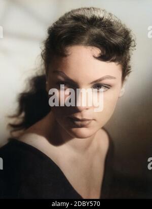 Annette Grau, deutsche (?) Schauspielerin, Deutschland um 1959. German ...