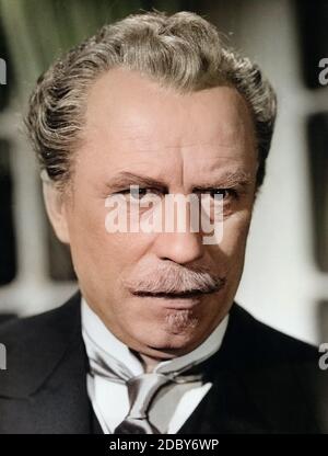 Werner Hinz, deutscher Schauspieler, Deutschland Mitte 1950er Jahre. German actor Werner Hinz, Germany mid 1950s. Stock Photo