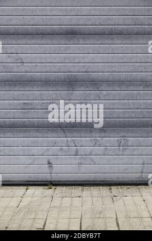 Security detail on a facade, closed Stock Photo