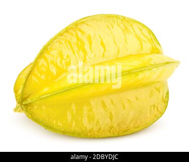 carambola, starfruit, isolated on white background, clipping path, full depth of field Stock Photo