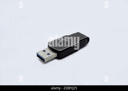 USB memory with black body Stock Photo