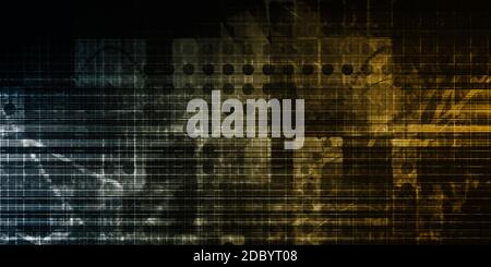 Web Information Technology Art of the Future Stock Photo