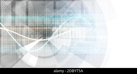 Chart Abstract and Data Analysis as a Concept Stock Photo