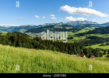 Appenzellerland in Switzerland, Canton of Appenzell Inner-Rhodes Stock Photo