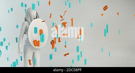 System Administrator for a or Network Server as Concept Stock Photo
